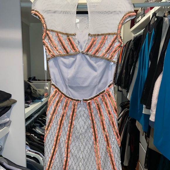 Rachel Allan Beaded Dress - Picture 2 of 3